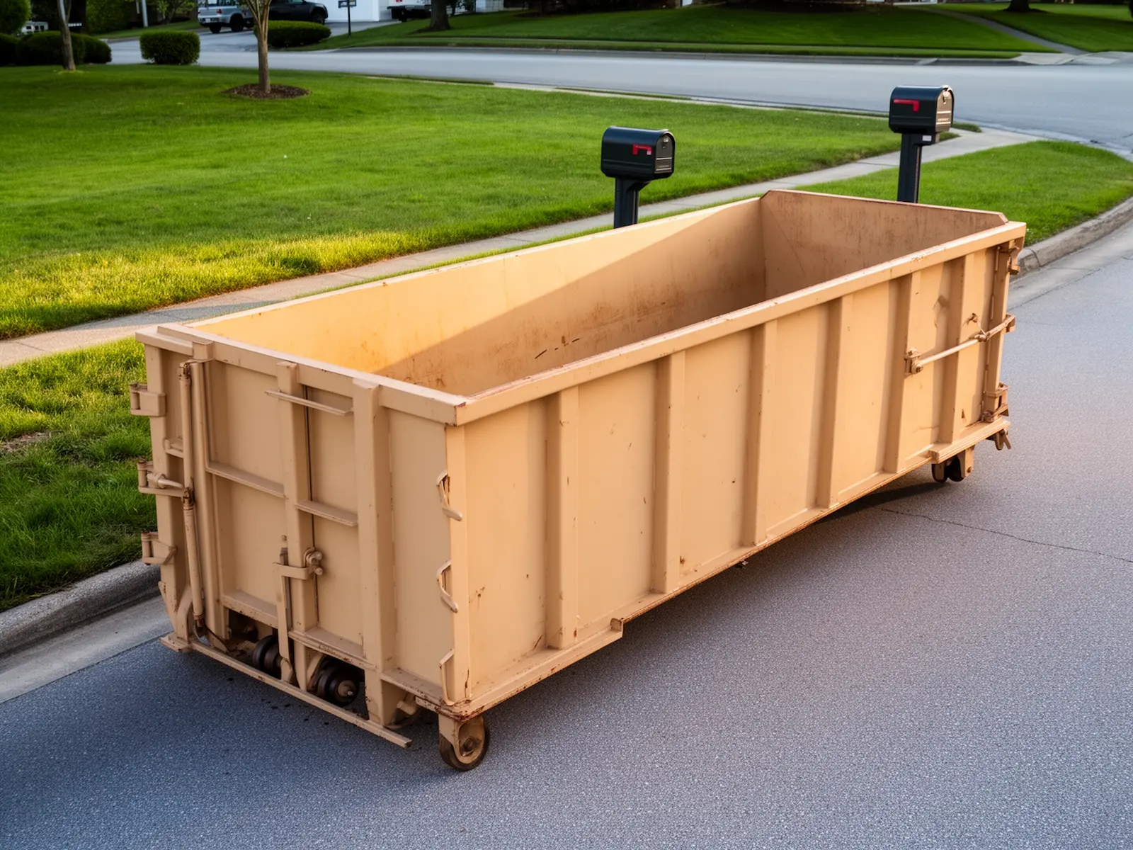 Roll-off dumpster from Slate Hollow Dumpster Rental in Great Neck, NY